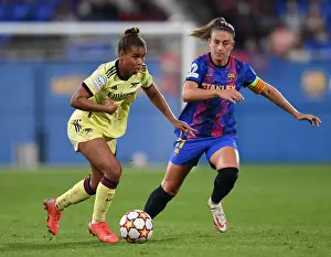 Barcelona V Arsenal Women 2021-22 Prints: Battle of Champions: Parris vs