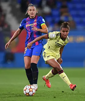 Barcelona V Arsenal Women 2021-22 Prints: Battle of Champions: Parris vs