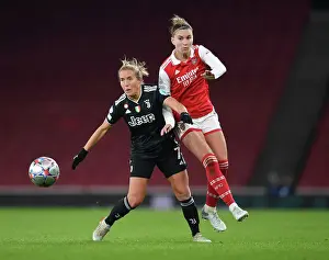 Arsenal Women V Juventus Women 2022-23 Prints: Battle in Group C: Arsenal Women vs Juventus Women - UEFA Women's Champions League