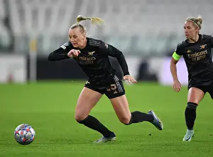 Juventus Women V Arsenal Women 2022-23 Prints: Battle in Group C: Stina Blackstenius Fights for Arsenal's Victory - Juventus vs