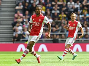 Tottenham Hotspur V Arsenal - The Mind Series 2021-22 Prints: Battle for London: Reiss Nelson in Action - Tottenham Hotspur vs. Arsenal (2021-22)
