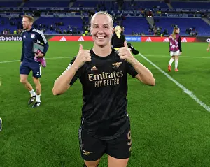 Olympic Lyonnais V Arsenal Women 2022-23 Prints: Battle in Lyon: Arsenal WFC vs Olympique Lyonnais - UEFA Women's Champions League Showdown