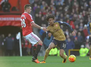 Manchester United V Arsenal 2015/16 Prints: Battle in the Midfield: Elneny vs Schneiderlin (Manchester United vs Arsenal, 2015/16)