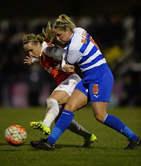 Arsenal Ladies V Reading FC Women 23rd March 2016 Prints: Battle of the Midfield: Jordan Nobbs vs
