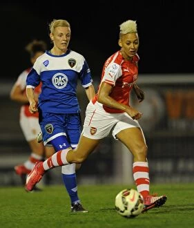 Images Dated 15th April 2015: Battle of the Midfield: Lianne Sanderson vs. Sophie Ingle - Arsenal vs