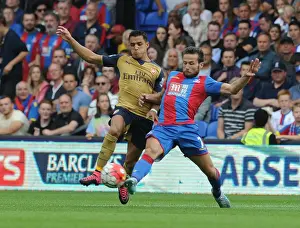 Crystal Palace V Arsenal 2015-16 Prints: Battle of the Midfield: Sanchez vs Cabaye - Crystal Palace vs Arsenal (2015-16)