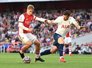 Battle of Midfield Titans: Smith Rowe vs. Hojbjerg in Arsenal vs. Tottenham Premier League Showdown