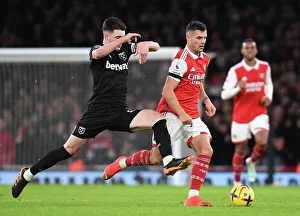 Battle of Midfield Titans: Xhaka vs. Rice in Arsenal vs. West Ham Premier League Showdown