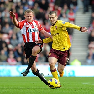 Battle in the Midfield: Wilshere vs. Catermole, Sunderland vs. Arsenal, Premier League, 2012-13