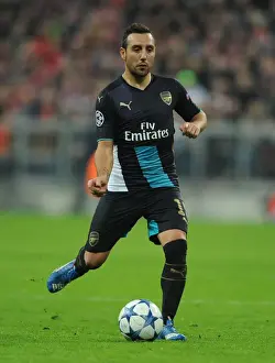 Battle in Munich: Santi Cazorla's Determined Performance for Arsenal in the 2015 Champions League Clash against Bayern Munich
