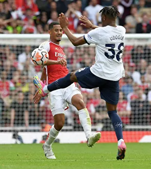 Arsenal V Tottenham Hotspur 2023-24 Prints: Battle for Possession: Arsenal vs. Tottenham, Premier League 2023-24