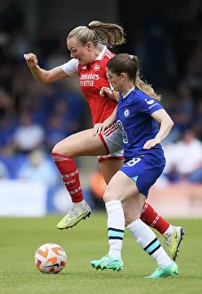 Chelsea Women V Arsenal Women 2022-23 Prints: Battle for Possession: Chelsea Women vs