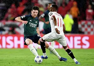 Sevilla V Arsenal 2023-24 Prints: Battle for Possession: Sevilla vs. Arsenal - UEFA Champions League 2023/24