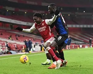Empty Battle: Saka vs Kouyate - Arsenal vs Crystal Palace, Emirates Stadium