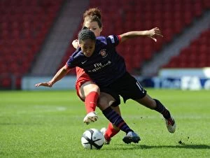 Arsenal Ladies v Bristol Academy - FA Cup Final 2013 Collection: Battle of Stars: Yankey vs. James - Arsenal vs. Bristol FA Cup Final