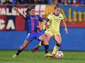 Battle for Supremacy: Kim Little vs Mariona Caldentey in Barcelona's Champions League Clash with Arsenal Women