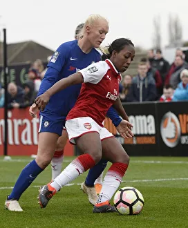 Arsenal Women V Chelsea Ladies 2017-18 Prints: Battle of the Titans: Arsenal Women vs