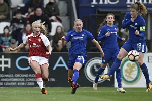 Arsenal Women V Chelsea Ladies 2017-18 Prints: Battle of the Titans: Arsenal Women vs