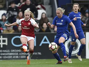 Arsenal Women V Chelsea Ladies 2017-18 Prints: Battle of the Titans: Arsenal Women vs