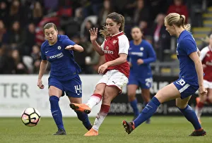 Arsenal Women V Chelsea Ladies 2017-18 Prints: Battle of the Titans: Arsenal Women vs