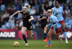 Manchester City Women V Arsenal Women 2022-23 Prints: Battle of the Titans: Manchester City vs. Arsenal - FA Women's Super League Showdown