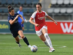 Arsenal Women V Paris FC 2023-24 Prints: Battle in the UEFA Champions League: Arsenal Women vs Paris FC