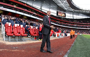 Arsenal V Everton 2009-10 Prints: A Battle of Wits: Arsene Wenger and Arsenal vs Everton, 2-2 Draw (January 9, 2010)