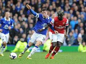 Everton Prints: Battleground Goodison Park: Sagna vs Barkley, Premier League Showdown