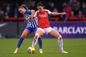 Brighton And Hove Albion V Arsenal 2023-24 Prints: Battling for Supremacy: Brighton & Hove Albion vs
