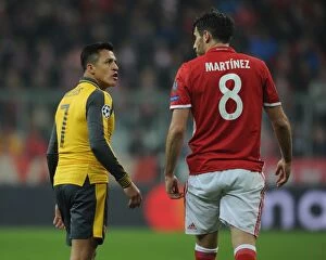 Images Dated 15th February 2017: Bayern Munich vs Arsenal: Clash of Titans in the UEFA Champions League