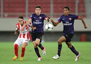 Olympiacos U19 V Arsenal U19 - NextGen 2012:13 Prints: Bellerin and Hayden Go Head-to-Head with Lyras in NextGen Series Clash