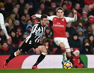 Arsenal V Newcastle United 2017-18 Prints: Bellerin vs Manquillo: Battle at the Emirates - Arsenal vs Newcastle United