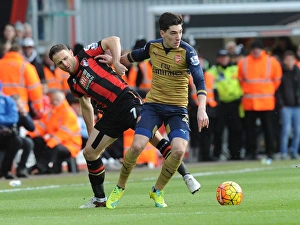 Bournemouth V Arsenal 2015-16 Prints: Bellerin vs Pugh