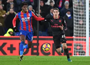 Crystal Palace V Arsenal 2017-18 Prints: Bellerin vs Zaha: Battle at Selhurst Park - Crystal Palace vs Arsenal