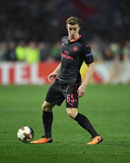Ben Sheaf in Action: Arsenal vs. Red Star Belgrade, Europa League 2017-18
