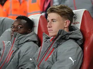 Arsenal V Reading EFL Cup 2016-17 Prints: Ben Sheaf: Arsenal's Focused Pre-Match Moment at Emirates Stadium (Arsenal v Reading)