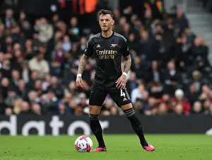 Ben White in Action: Arsenal vs. Fulham (2022-23 Premier League)
