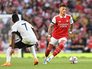 Arsenal v Fulham 2022-23 Collection: Ben White in Action: Arsenal vs. Fulham, 2022-23 Premier League