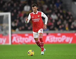 Wolverhampton Wanderers V Arsenal 2022-23 Prints: Ben White in Action: Arsenal vs Wolverhampton Wanderers, Premier League 2022-23