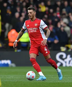 Ben White in Action: Arsenal's Defensive Masterclass at Watford, Premier League 2021-22