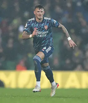 Ben White in Action: Arsenal's Defensive Star Shines Against Norwich City, Premier League 2021-22