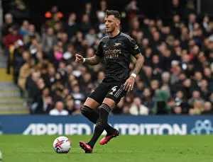 Ben White in Action: Fulham vs. Arsenal (2022-23 Premier League)