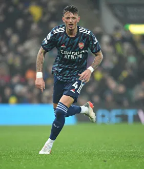 Ben White in Action: Norwich City vs Arsenal, Premier League 2021-22