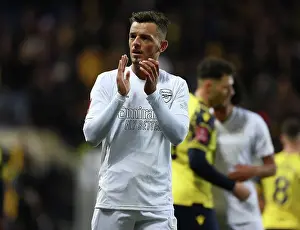 Ben White Celebrates FA Cup Victory with Arsenal over Oxford United