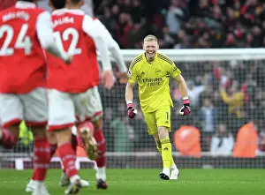 Arsenal V AFC Bournemouth 2022-23 Prints: Ben White Scores, Ramsdale Erupts: Arsenal's Emotional Double Strike vs