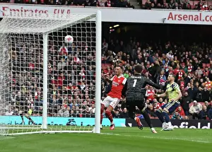 Arsenal V Leeds United 2022-23 Prints: Ben White Scores His Second Goal: Arsenal's Thrilling Comeback Against Leeds United (2022-23)