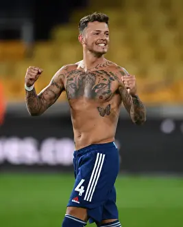 Ben White's Celebration: Arsenal Secures Win Against Wolverhampton Wanderers in Premier League