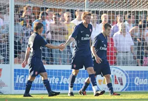 Bendtner and Arshavin: Unstoppable Arsenal Duo Celebrates Historic 1st Goal in 7-1 Pre-Season Victory