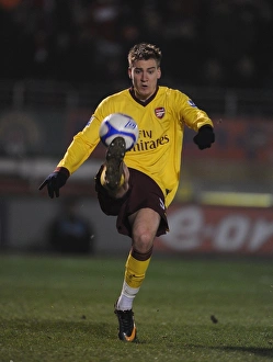 Leyton Orient V Arsenal - FA Cup 2010-2011 Prints: Bendtner's FA Cup Battle: Leyton Orient vs. Arsenal (2011)