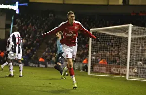 West Bromwich Albion V Arsenal 2008-9 Prints: Bendtner's Hat-Trick: Arsenal Crushes West Brom 3-1, 2009